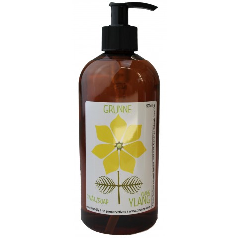 Handgjord Flytande tvål ylang - Tvålshoppen.se